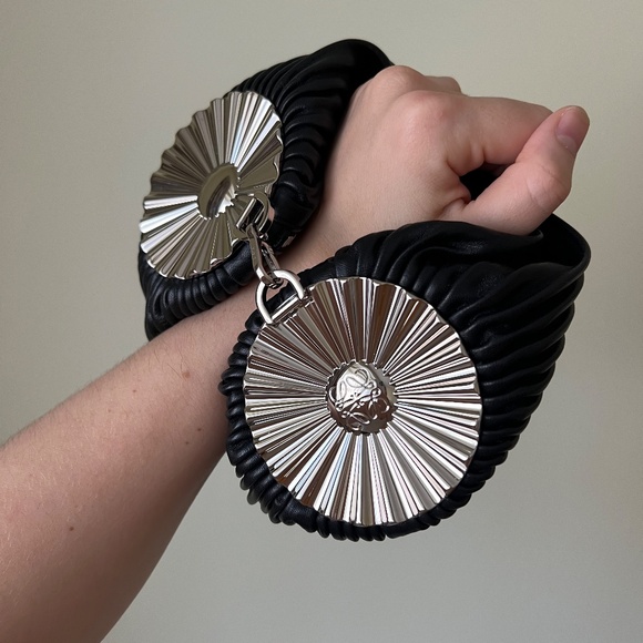 *SOLD* Loewe Bracelet Pouch with Silver Metal Plates - Picture 8 of 10